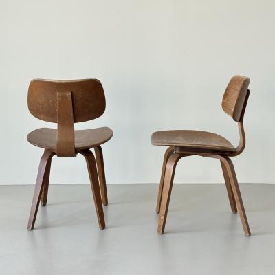 Bruno Weil Bruno Weil set of six chairs designed 1945 produced mid 20th century