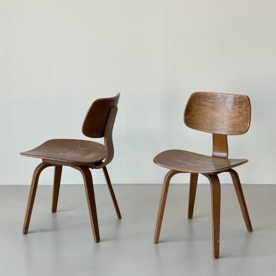 Bruno Weil Bruno Weil set of six chairs designed 1945 produced mid 20th century
