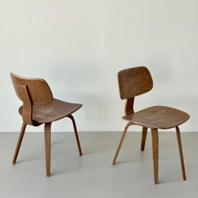 Bruno Weil Bruno Weil set of six chairs designed 1945 produced mid 20th century