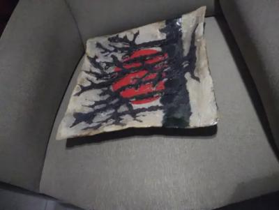 Bruny Graves Bruny Graves Raku Art Plate