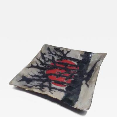 Bruny Graves Bruny Graves Raku Art Plate