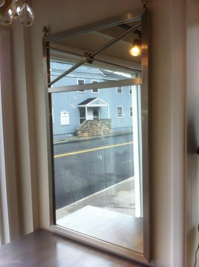 Brushed Steel Mirror