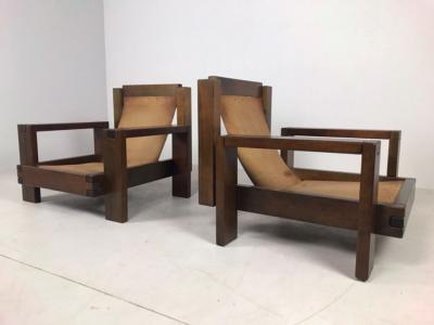 Brutalist Armchairs