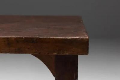 Brutalist Art Populaire Dining Table France 19th Century