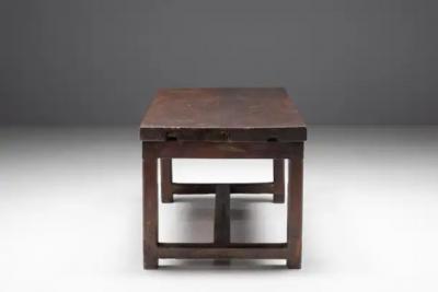 Brutalist Art Populaire Dining Table France 19th Century