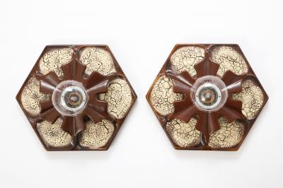 Brutalist Ceramic Sconces