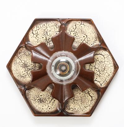 Brutalist Ceramic Sconces