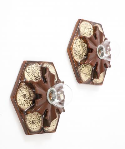 Brutalist Ceramic Sconces