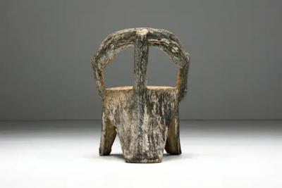 Brutalist Concrete Armchair France 1970s
