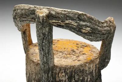 Brutalist Concrete Armchair France 1970s