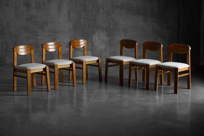 Brutalist Dining Chairs France 1960s