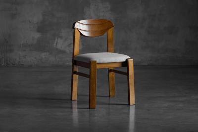 Brutalist Dining Chairs France 1960s