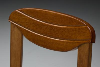 Brutalist Dining Chairs France 1960s