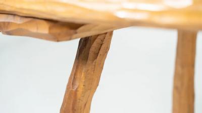 Brutalist Dining Table Italy 1970s