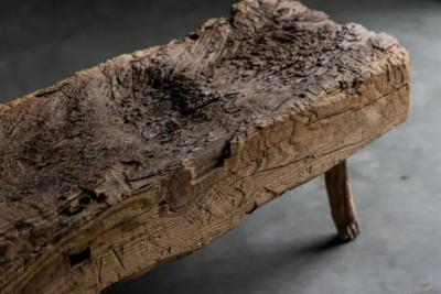 Brutalist Folk Art Bench France 1899