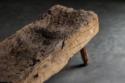 Brutalist Folk Art Bench France 1899