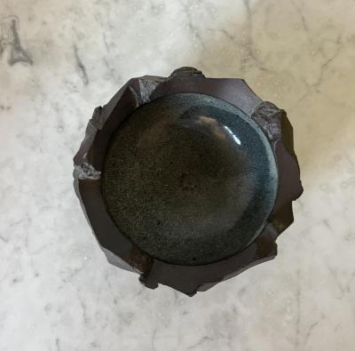 Brutalist Granite Pottery Bowl