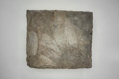 Brutalist Low Coffee Table in Slate Stone and Pine Spain 1960s