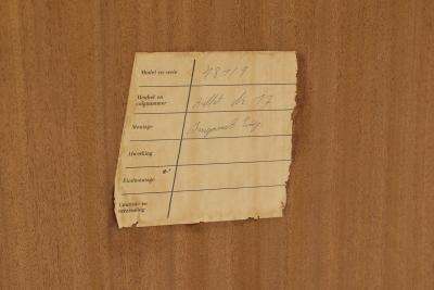 Brutalist Oak Buffet Belgium 1960s