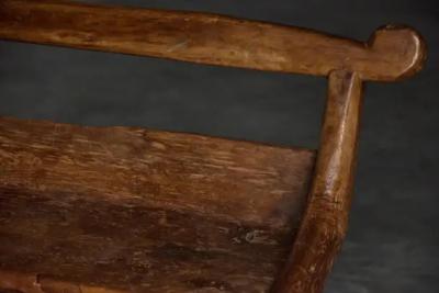 Brutalist Organic Bench France 1970s