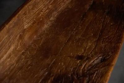 Brutalist Organic Bench France 1970s