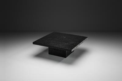 Brutalist Polychrome Coffee Table Europe 1970s