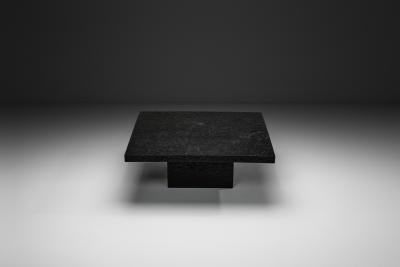 Brutalist Polychrome Coffee Table Europe 1970s
