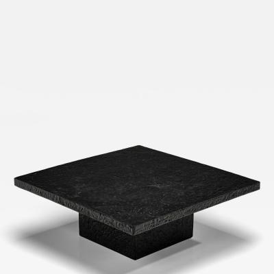 Brutalist Polychrome Coffee Table Europe 1970s