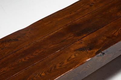 Brutalist Rectangular Coffee Table France 1950s