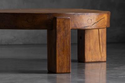 Brutalist Round Coffee Table Mid 20th Century