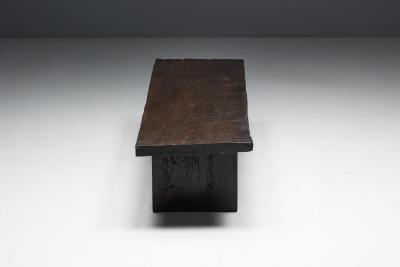 Brutalist Rustic Coffee Table Late 18th Century