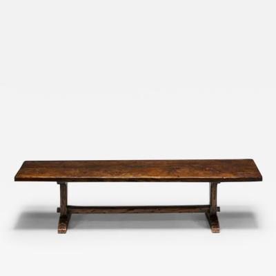 Brutalist Rustic Dining Table France Early 20th Century