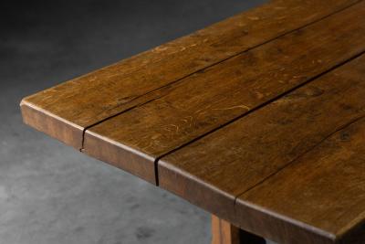 Brutalist Rustic Dining Table France Mid 20th Century