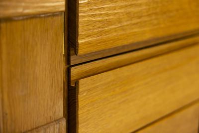 Brutalist Sideboard in Oak 1980s