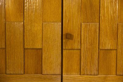 Brutalist Sideboard in Oak 1980s