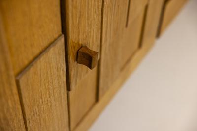Brutalist Sideboard in Oak 1980s