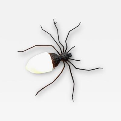 Brutalist Spider light Italy 1950 s