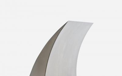 Brutalist Stainless Steel Chaise Lounge