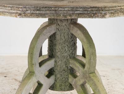 Brutalist Style Concrete Table and set of Four Chairs England 1960s