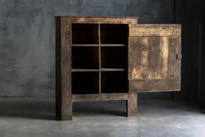 Brutalist Travail Populaire Cabinet France Early 19th Century