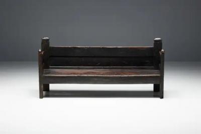 Brutalist Wabi Sabi Bench France 19th Century