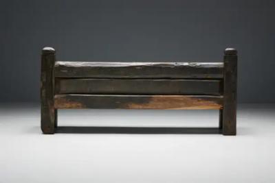 Brutalist Wabi Sabi Bench France 19th Century