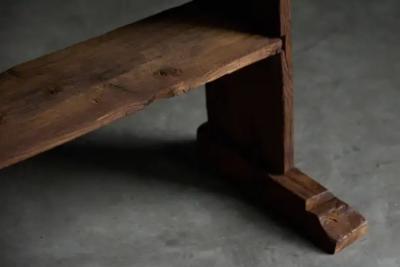 Brutalist Wabi Sabi Bookcase France 19th Century