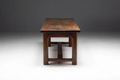Brutalist Wabi Sabi Dining Table France 19th Century