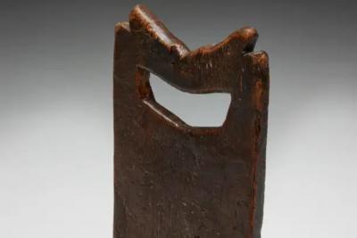 Brutalist Wabi Sabi Tripod Alpine Chairs France 19th Century