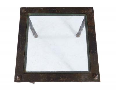 Brutalist Wrought Iron End Table
