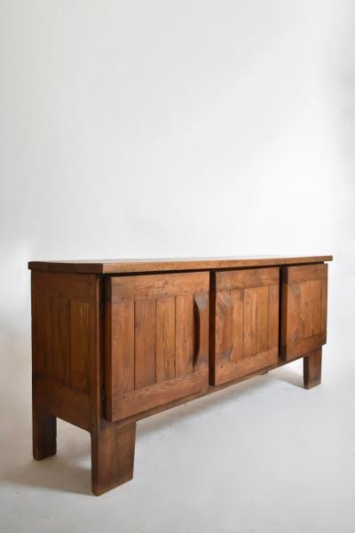 Brutalist oak sideboard 1950s 
