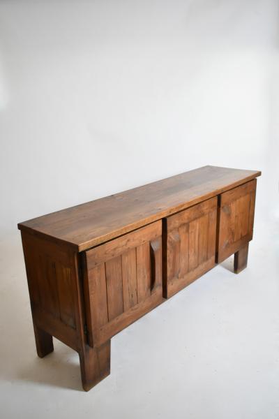 Brutalist oak sideboard 1950s 