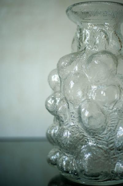 Bubble Glass Vase By Pavel P nek 1970s