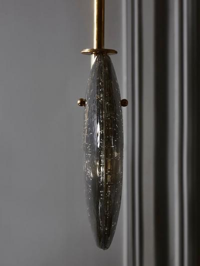 Bubbled Glass Round Pendant